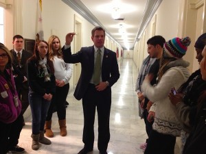 Congressman Eric Swalwell met his Castro Valley constituents.