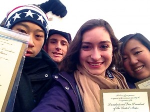 CVHS students arrived with passes.